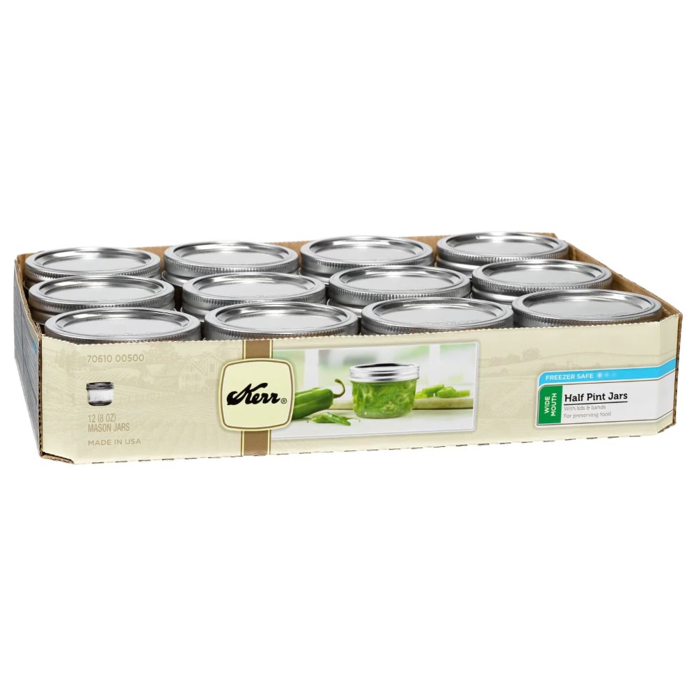 Mason Jar 8Oz - برطمانات كير للتعليب، برطمانات ماسون واسعة