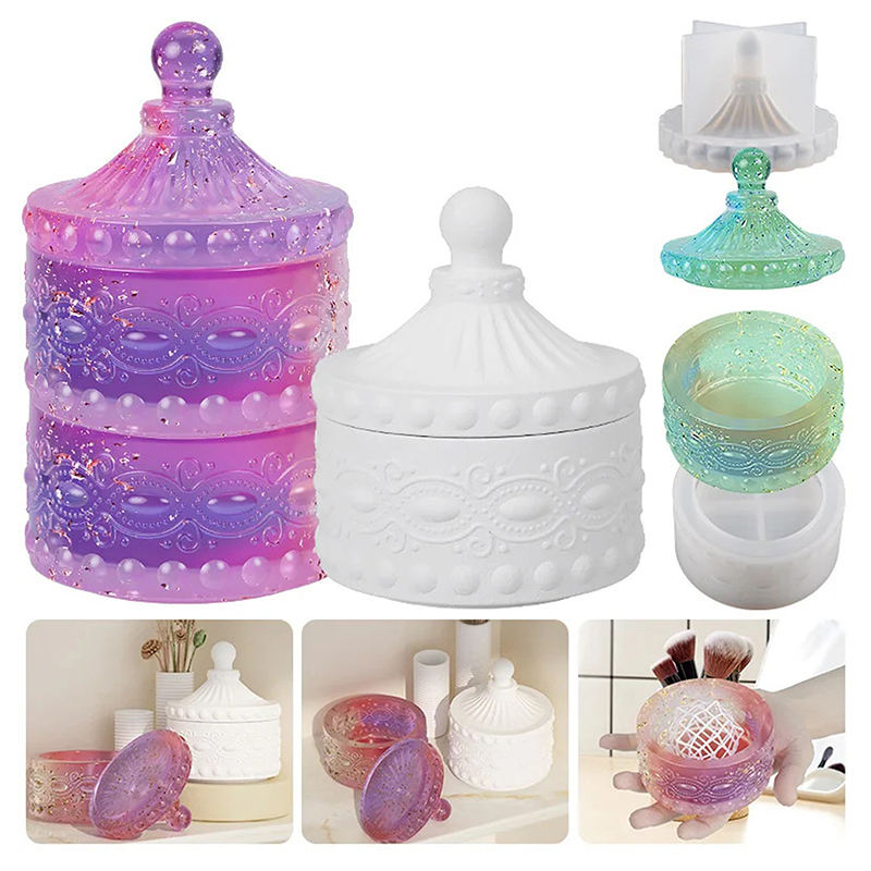 Candle Supplies Jars - قالب سيليكون لصنع وعاء شمع مخطط