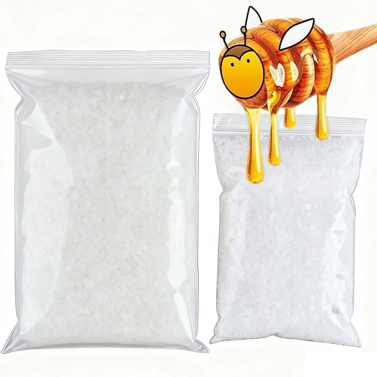 Candle Making Supplies For Beginners - 200 جرام-1000 جرام شمع العسل الأبيض