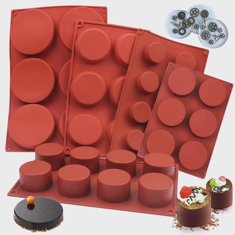 Candle Making Supplies For Beginners - قالب صابون سيليكون دائري، أداة صنع