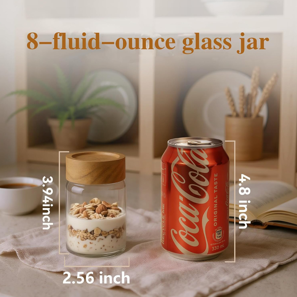 برطمانات زجاجية سعة 250 مل (8  - مراجعة Mason Jar 8Oz وسعره