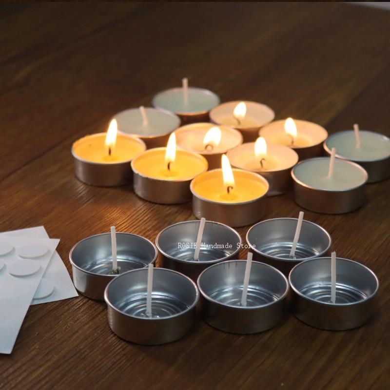 علبة شمع شاي دائرية من الألومن - مراجعة Candle Supplies Jars وسعره
