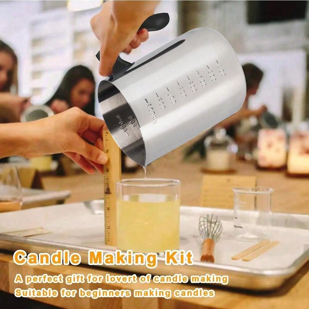 وعاء صب الشموع مع لوحة تسخين ك - مراجعة Candle Supplies Jars وسعره