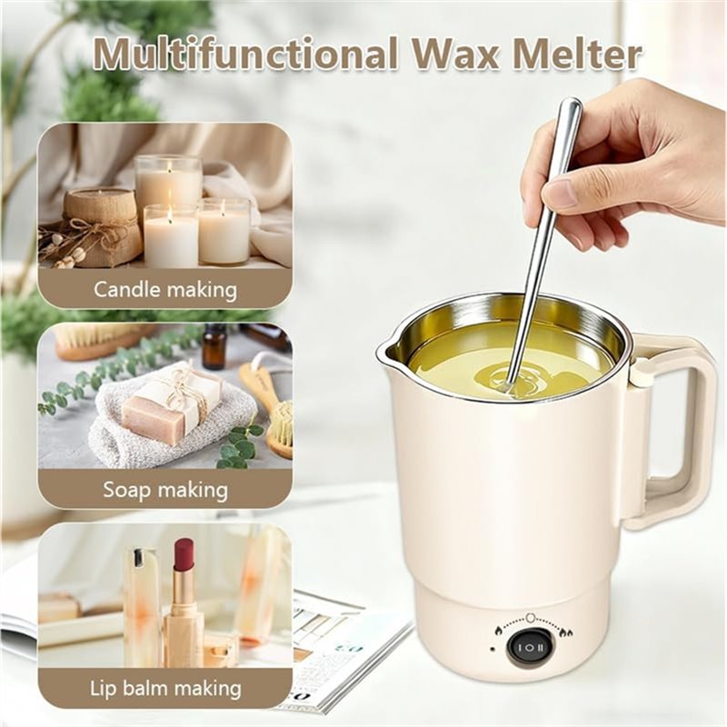 طقم وعاء كهربائي لصهر الشمع A4 - مراجعة Candle Supplies Jars وسعره