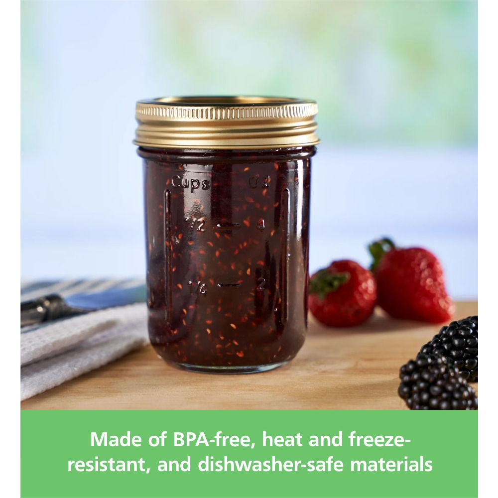 برطمانات ماسون سعة 8 أونصات، ب - مراجعة Mason Jar 8Oz وسعره