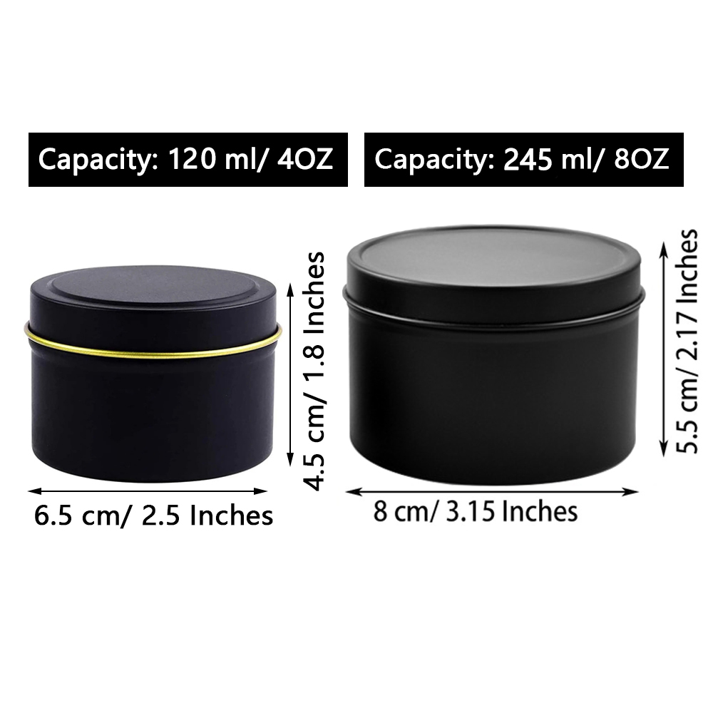 علب شموع 4 أونصة/ 8 أونصة مع أ - مراجعة Candle Supplies Jars وسعره