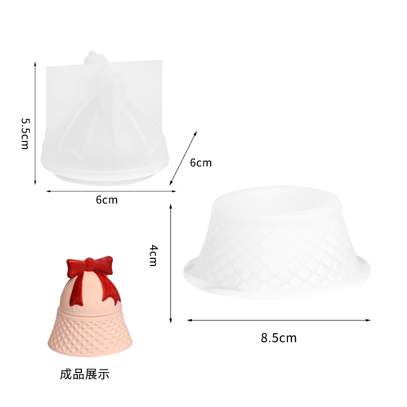 قالب سيليكون على شكل جرس الكري - مراجعة Candle Supplies Jars وسعره