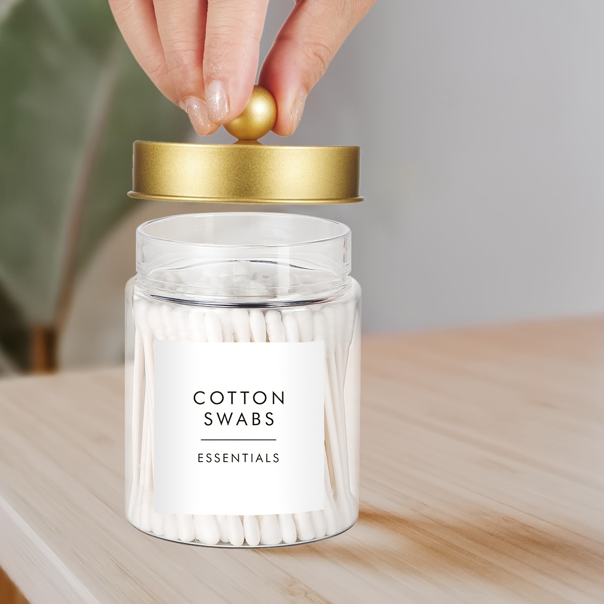 حامل موزع أعواد القطن - عبوات  - مراجعة Mason Jar 8Oz وسعره