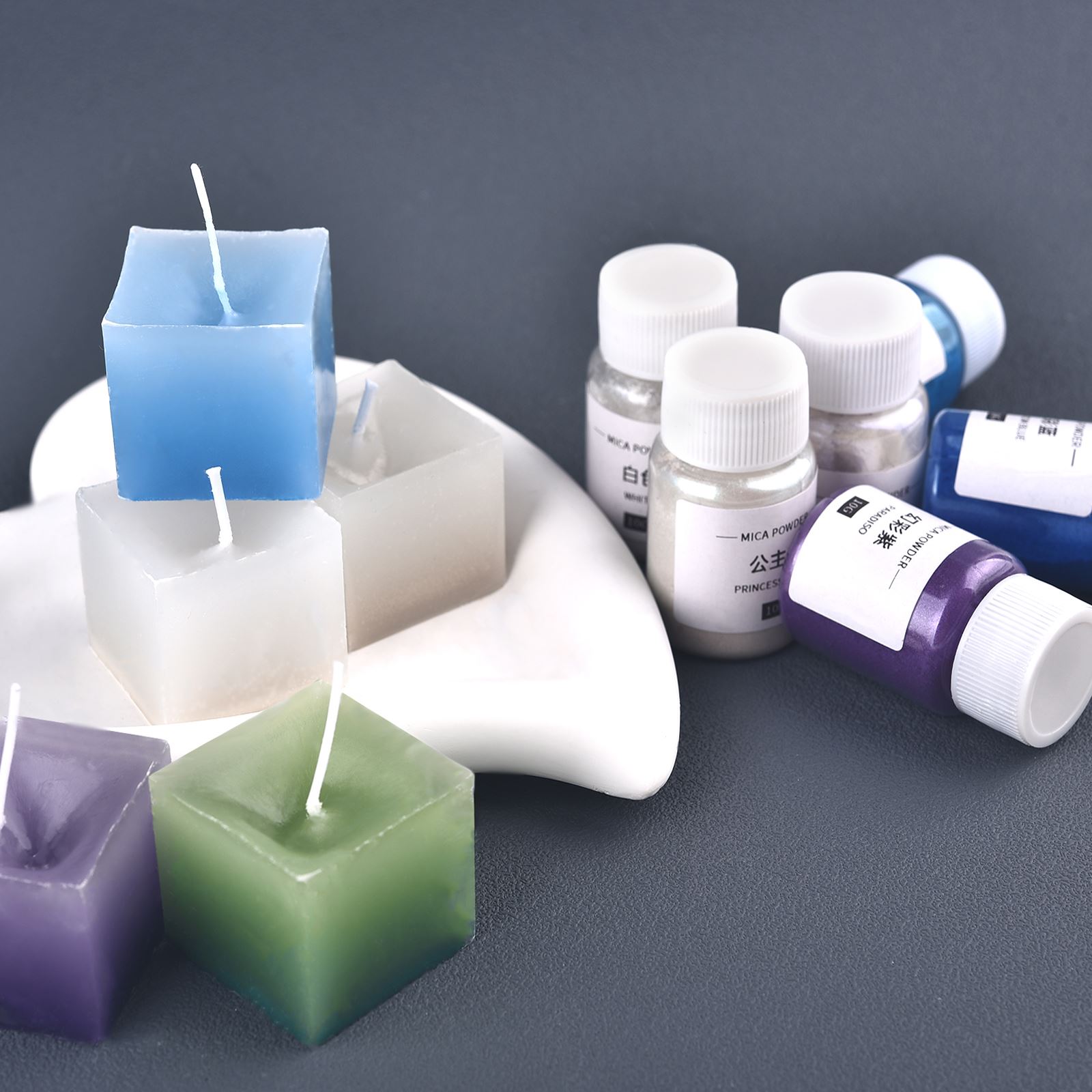 عامل تلوين الشموع ، مسحوق المي - مراجعة Candle Making Supplies For Beginners وسعره