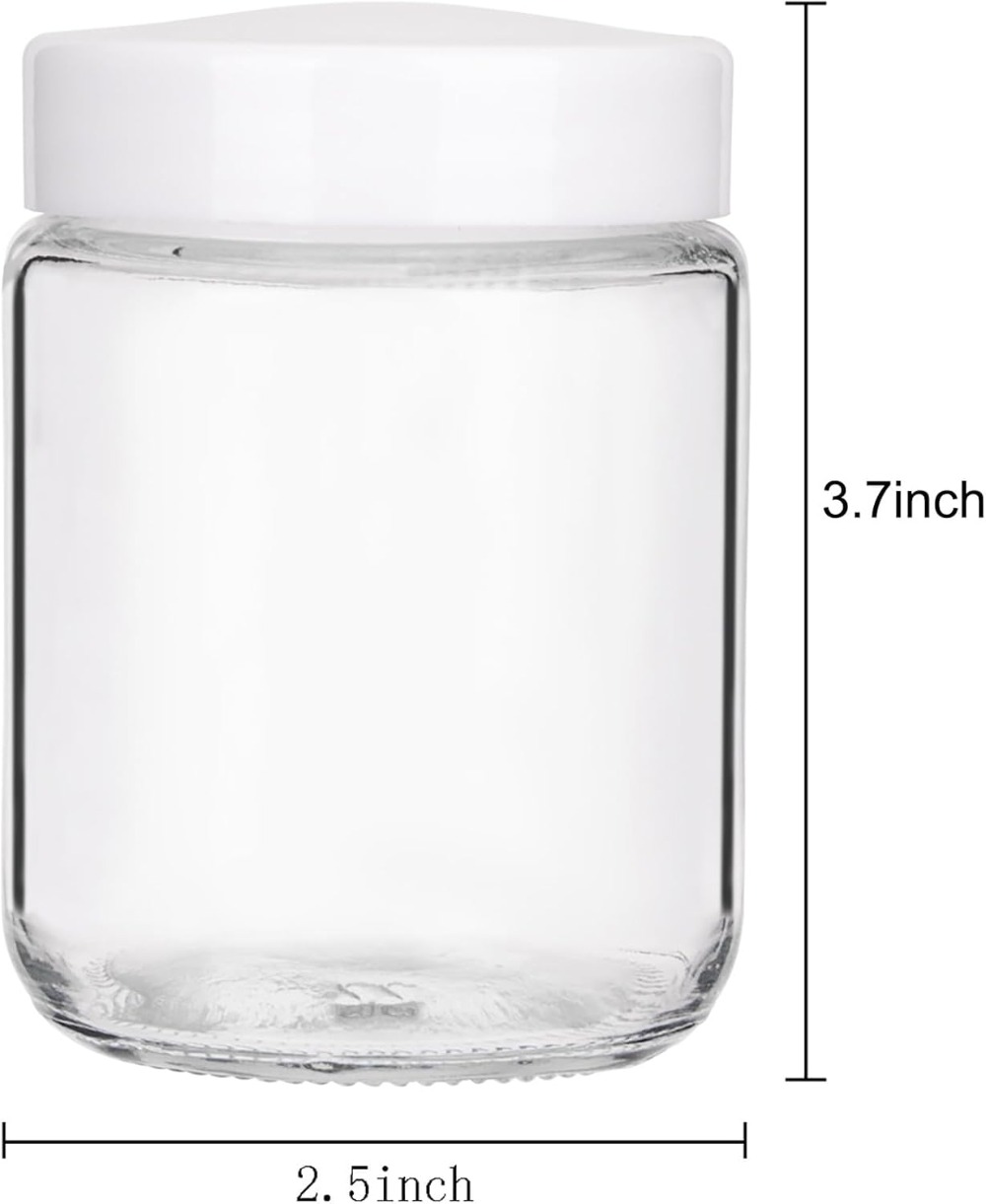 12 عبوة من برطمانات ماسون الزج - مراجعة Mason Jar 8Oz وسعره