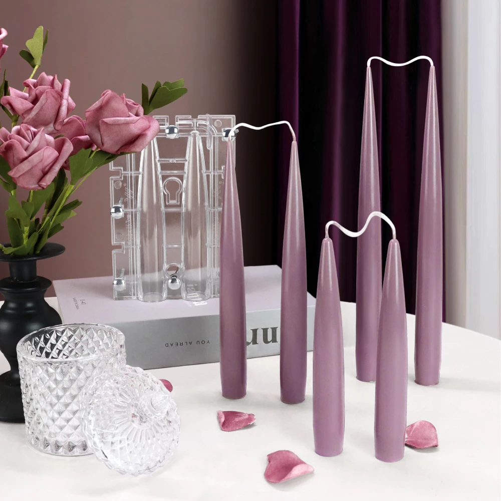 عمود مدبب مزدوج شمعة قالب أكري - مراجعة Candle Making Supplies For Beginners وسعره
