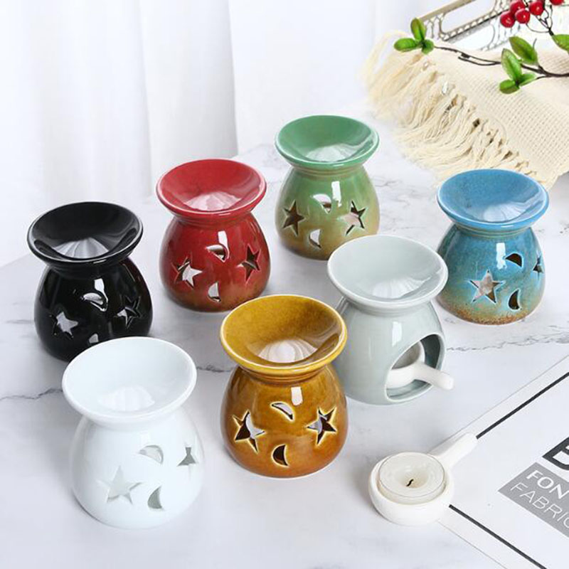 فرن التحول الخزف جوفاء نجمة ال - مراجعة Candle Supplies Fragrance Oil وسعره